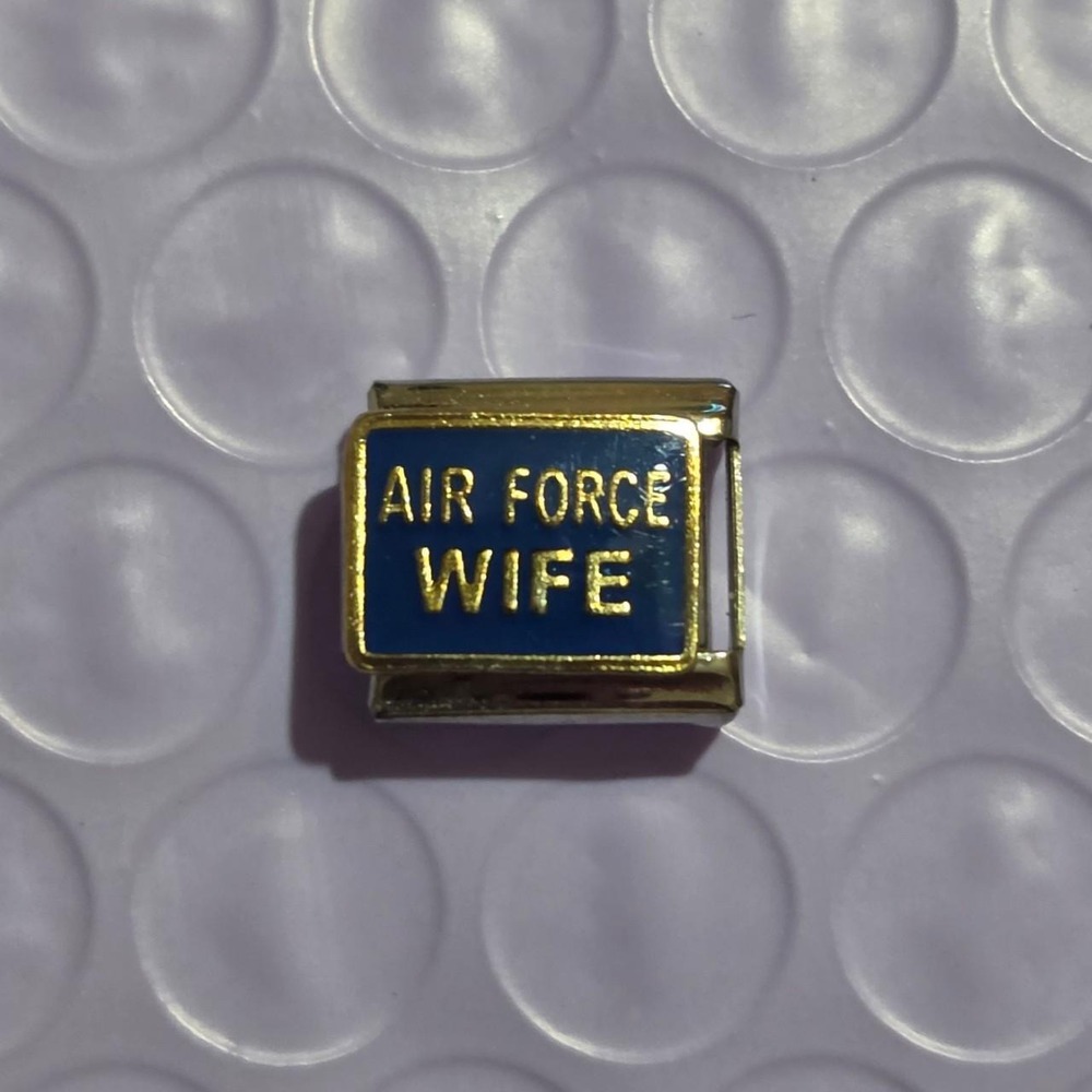 Air Force Wife 9mm Italian Charm